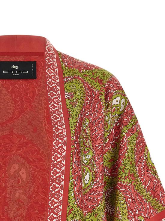  에트로 가디건 Etro Kesa 실크 카디건 멀티컬러 - ETRO