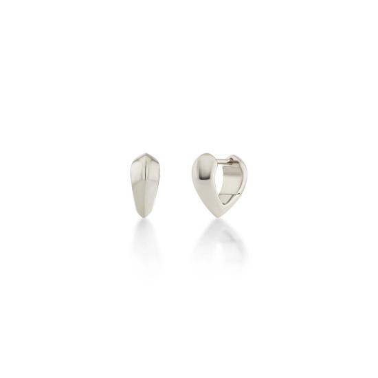  리지 맨들러 파인 주얼리 이어링 미니 하트 모양 크레센트 허기 - LIZZI MANDLER FINE JEWELRY