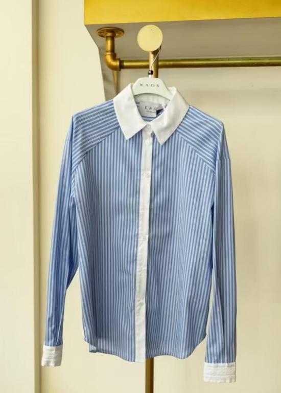  카오스 셔츠 Kaos Camicia Shirt Azzurro
