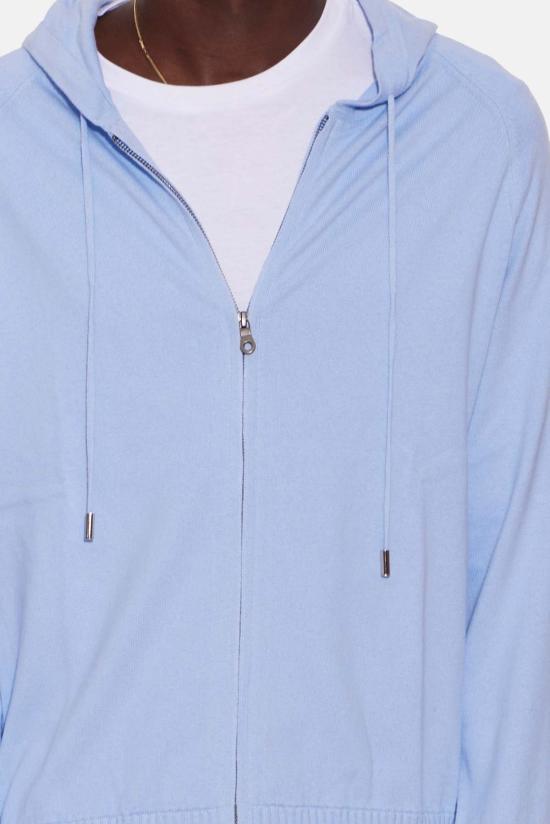  블루&크림 후드 티셔츠 BC19003 BLUE - BLUE&CREAM