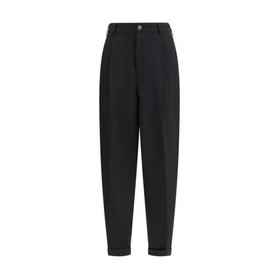 26SS 마르니 스트레이트 팬츠 울 캐주얼  블랙