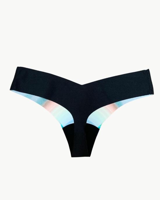  코만도 팬티 클래식 포토 오프 끈 레인보우 - COMMANDO