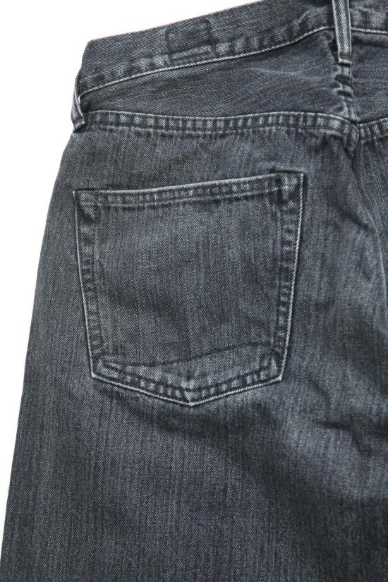  오어슬로우 데님 팬츠 Orslow 105 Standard Selvedge 블랙 데님 스톤 - ORSLOW