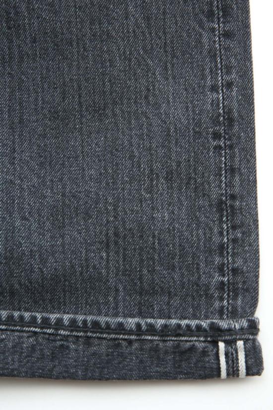  오어슬로우 데님 팬츠 Orslow 105 Standard Selvedge 블랙 데님 스톤 - ORSLOW