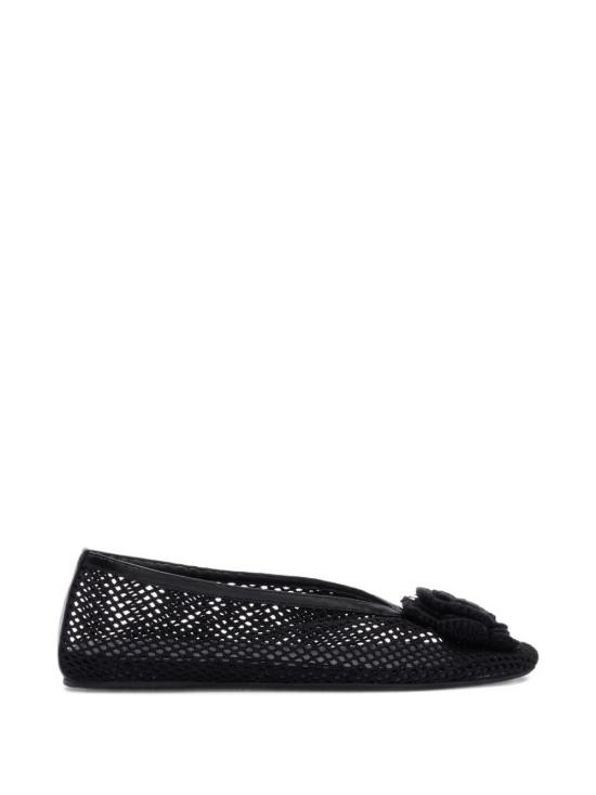 26SS 가니 플랫 슈즈 B1020190 099 BLACK
