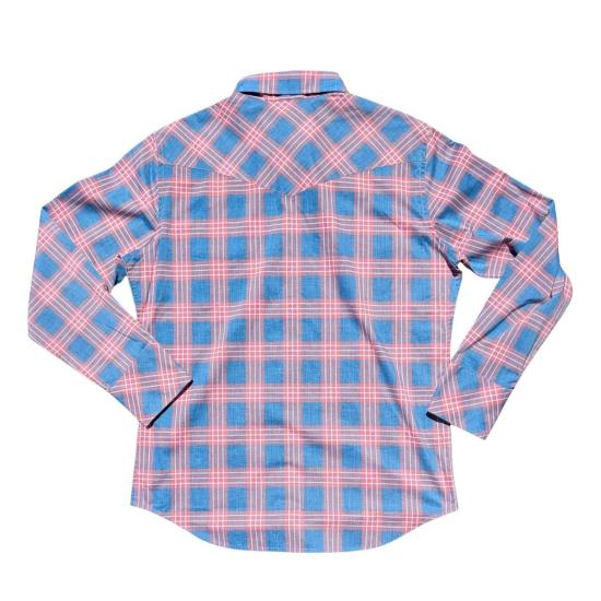  Western Aloha 긴팔 셔츠 웨스턴 알로하 팔라카 누이 Ls 셔츠 라바 레드 - OTHER BRANDS