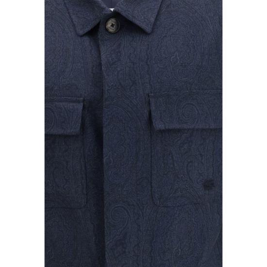 26SS 에트로 자켓 울 재킷 블루 - ETRO
