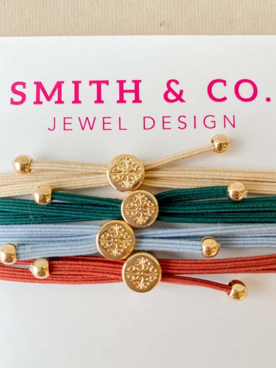  스미스 앤 코 디자인 헤어 액세서리 스미스앤코 디자인 스키니 헤어타이 세트 - SMITH AND CO. DESIGN