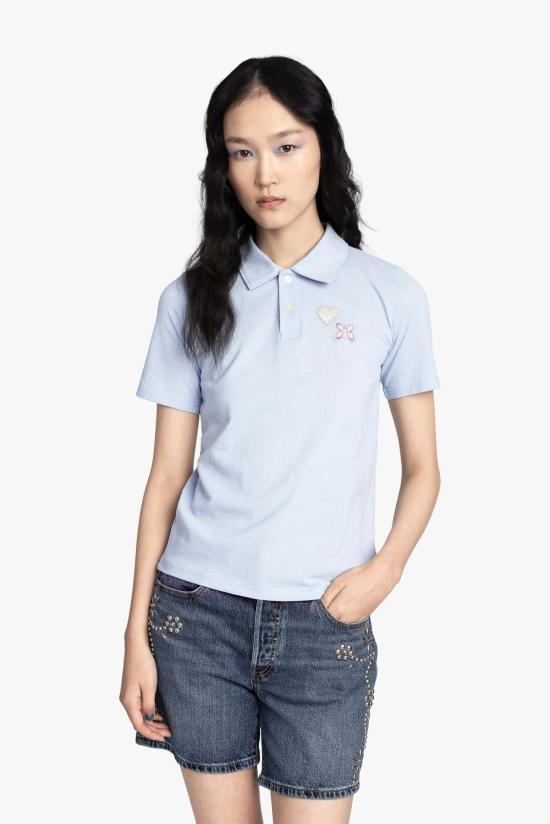  안나 수이 폴로 티셔츠 A426A22 BLUE - ANNA SUI