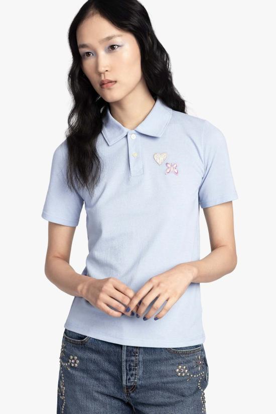  안나 수이 폴로 티셔츠 A426A22 BLUE