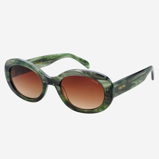  프레어스 아이웨어 선글라스 프레이어스 아이웨어 아리아 아세테이트 타원형 선글라스 - FREYRS EYEWEAR