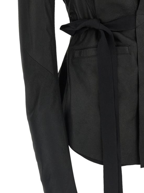  릭 오웬스 자켓 할리우드 가죽 재킷 블랙 - RICK OWENS