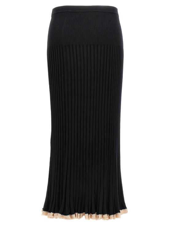  프로엔자슐러 롱 스커트 프로엔자 슐러 실크 미디 스커트 블랙 - PROENZA SCHOULER