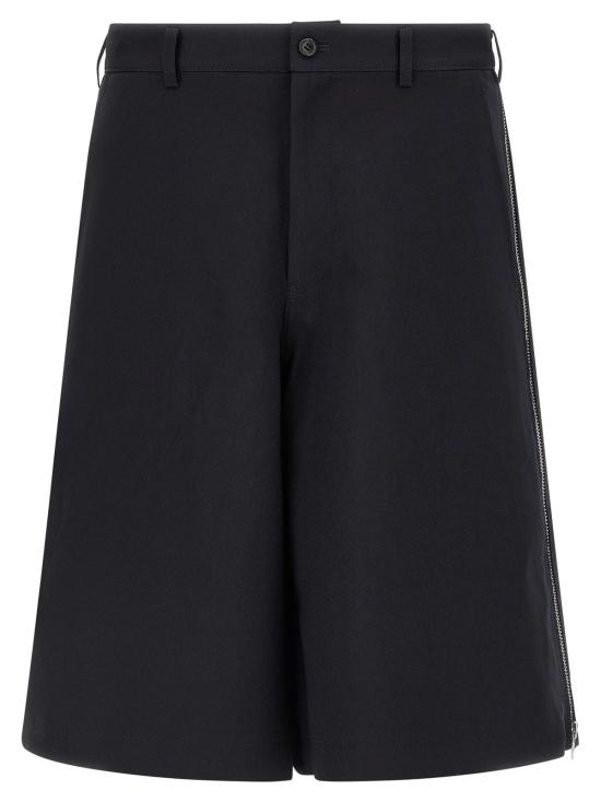  꼼데가르송 숏팬츠 Comme Des Garçons 블루 폴리에스테르 버뮤다 반바지