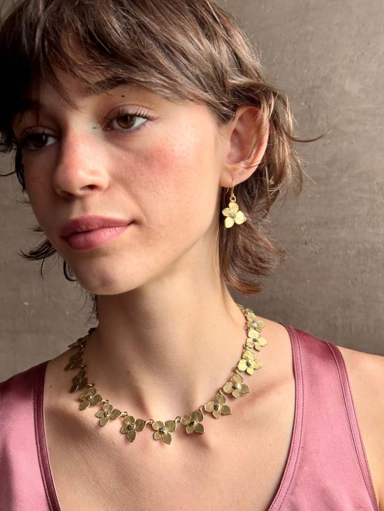  Emilie Shapiro 목걸이/팬던트 에밀리 샤피로 수국 목걸이 - OTHER BRANDS