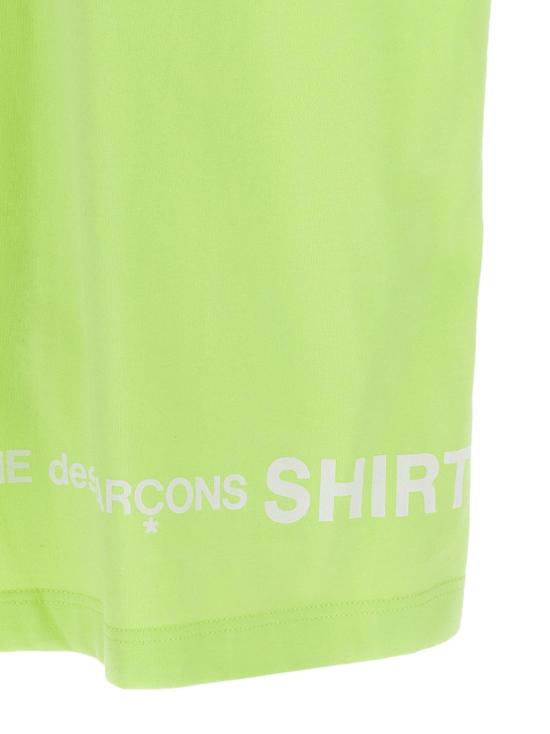  꼼데가르송 반팔 티셔츠 Comme Des Garçons 바이컬러 코튼 티셔츠 - COMME DES GARCONS