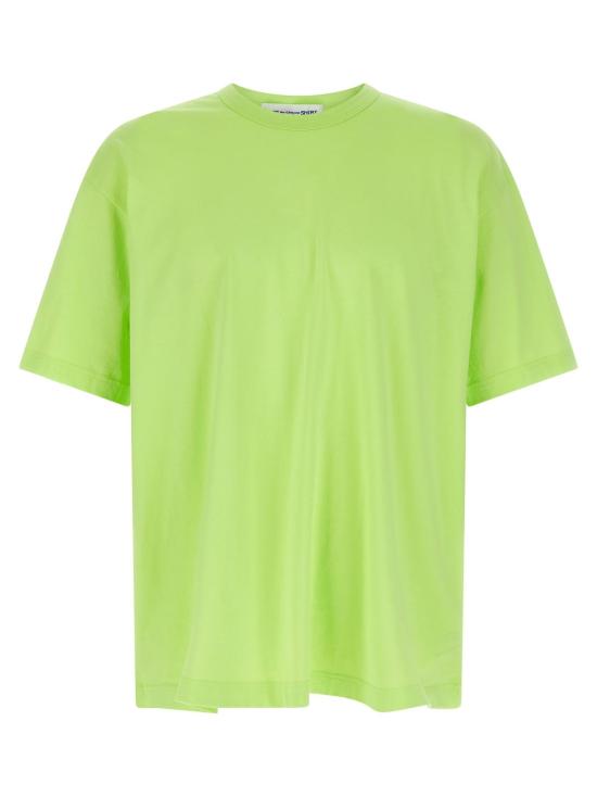  꼼데가르송 반팔 티셔츠 Comme Des Garçons 바이컬러 코튼 티셔츠