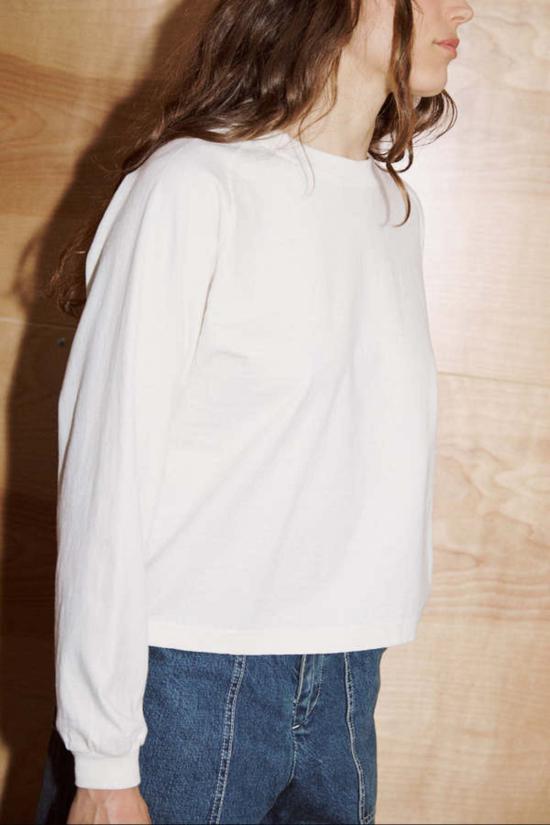  선레이 스포츠웨어 긴팔 티셔츠 선레이 마후나  오프화이트 - SUNRAY