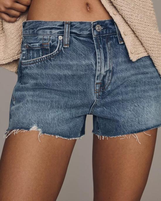  세븐포올맨카인드 데님 숏팬츠 7 For All Mankind June Shorts Stampede - 7 FOR ALL MANKIND