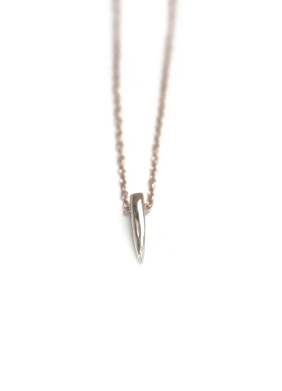  마라 카리조 스칼리세 목걸이/팬던트 미니 혼 네크리스 14k 골드 - MARA CARRIZO SCALISE