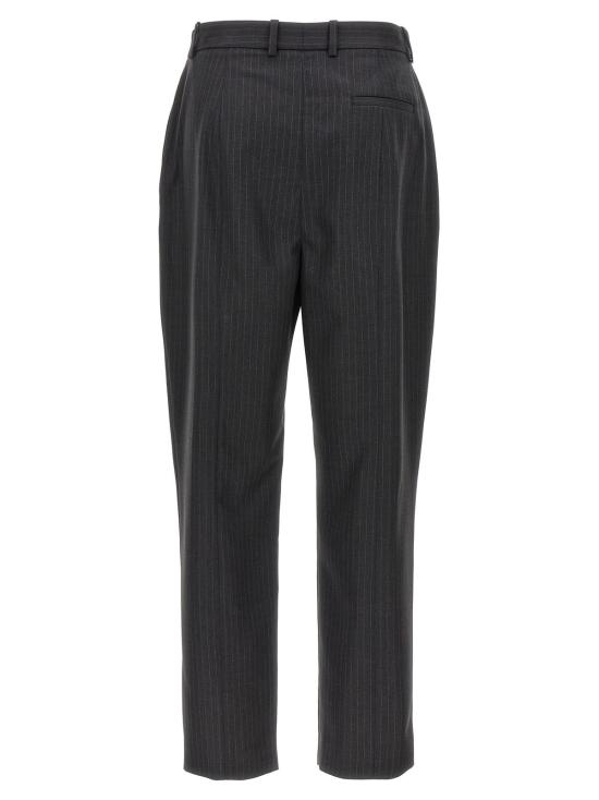  알렉산더 맥퀸 스트레이트 팬츠 울 드레스 팬츠 그레이 - ALEXANDER MCQUEEN