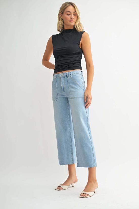 저스트 블랙 데님 데님 팬츠 BP506JP BLUE - JUST BLACK DENIM