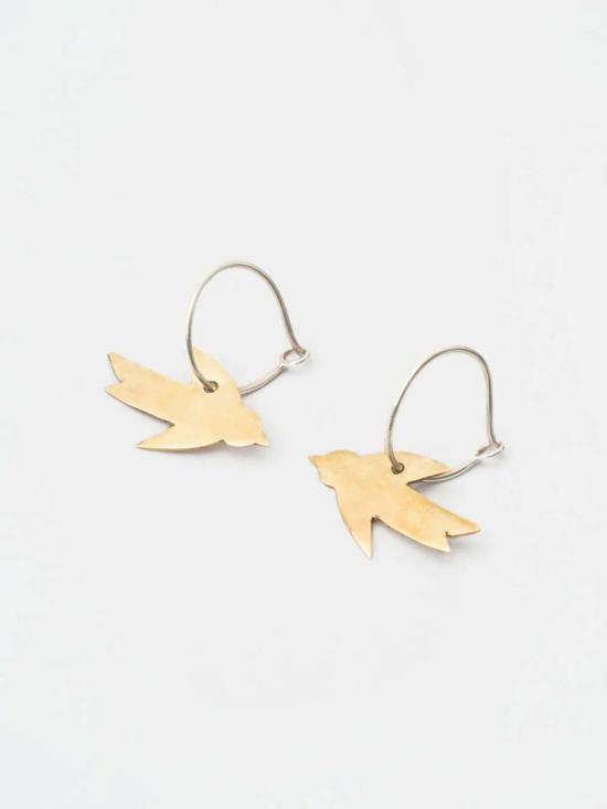  옴브르 클레어 이어링 Ombre Claire Crole Oiseau 후프 귀걸이
