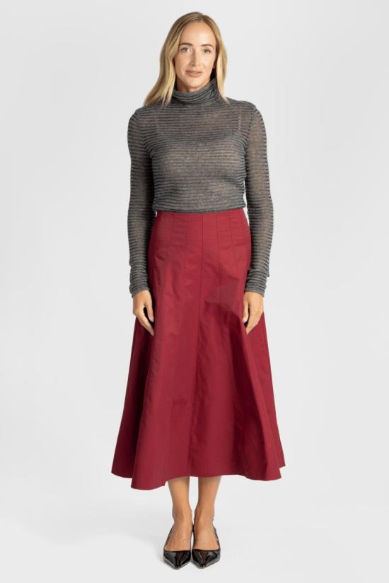  프로엔자슐러 미디 스커트 프로엔자 스쿨러 하이디 스커트 클라레 - PROENZA SCHOULER