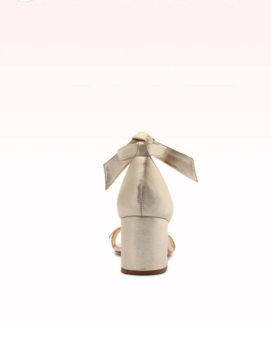  알렉산더버만 샌들 Alexandre Birman 클라리타 블록  골든 - ALEXANDRE BIRMAN