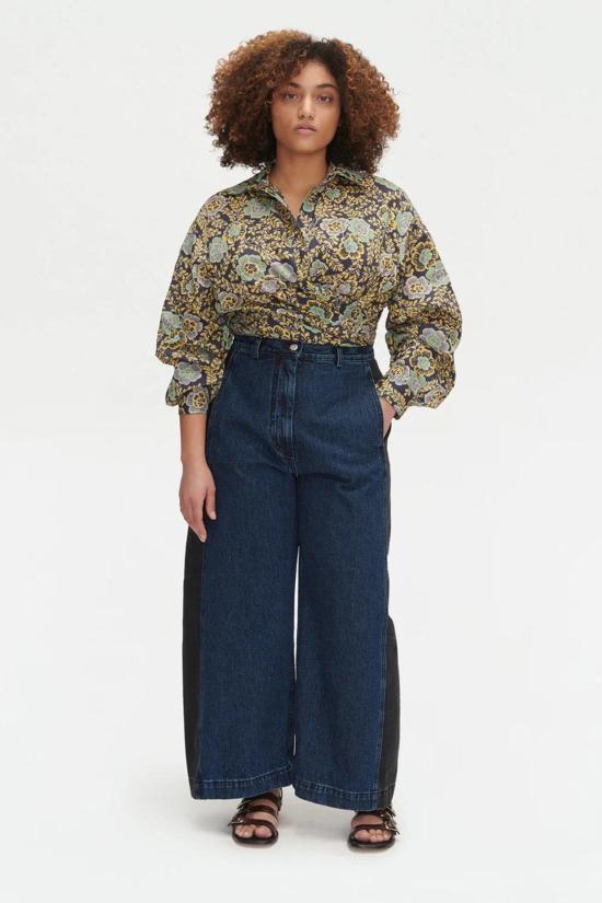  레이첼 코미 데님 팬츠 가라 팬츠 미션 인디고 데님 다크 워시 - RACHEL COMEY