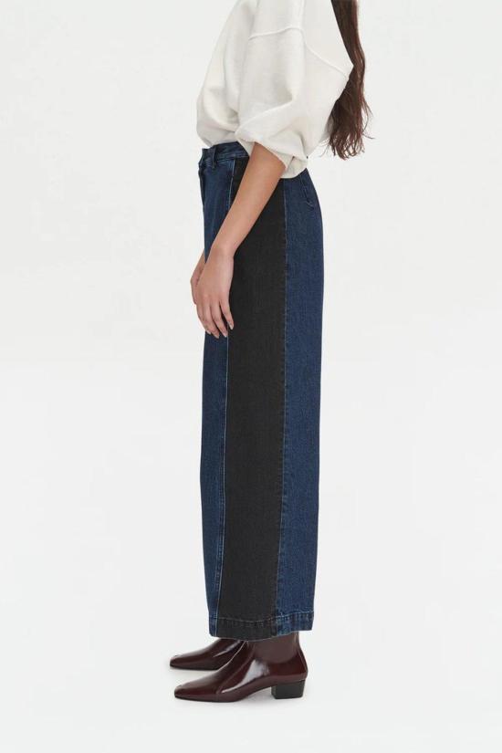  레이첼 코미 데님 팬츠 가라 팬츠 미션 인디고 데님 다크 워시 - RACHEL COMEY