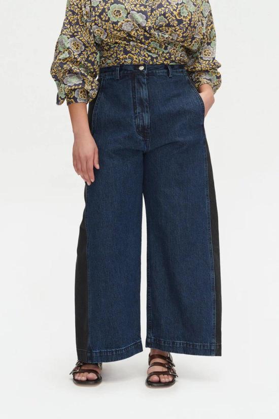  레이첼 코미 데님 팬츠 가라 팬츠 미션 인디고 데님 다크 워시 - RACHEL COMEY