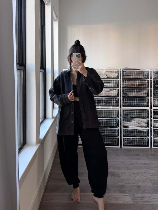  르 본 숍 데님 자켓 르 봉 숍 테오 헤비 데님 재킷 - LE BON SHOPPE