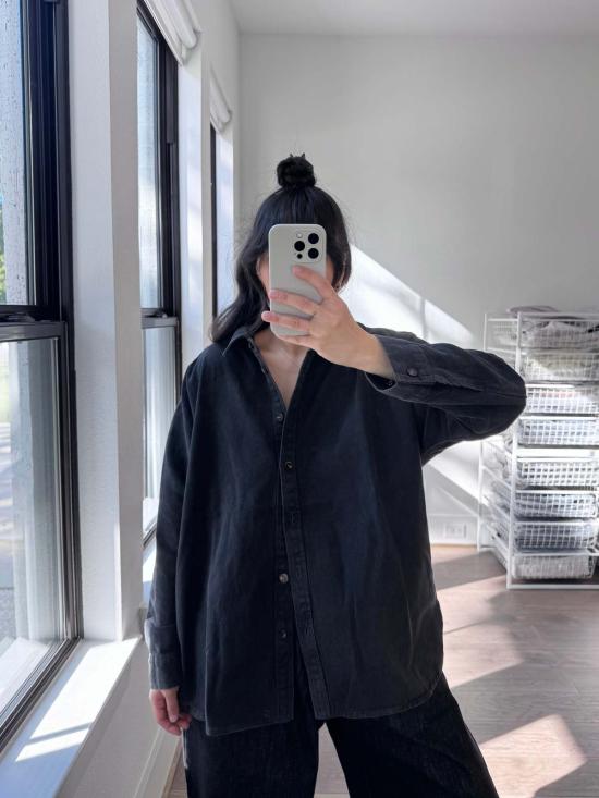  르 본 숍 데님 자켓 르 봉 숍 테오 헤비 데님 재킷 - LE BON SHOPPE