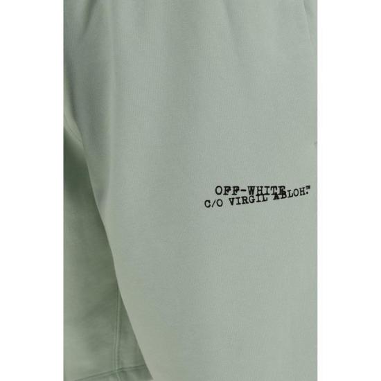 26SS 오프화이트 숏팬츠 투톤 코튼 버뮤다 반바지 - OFF WHITE