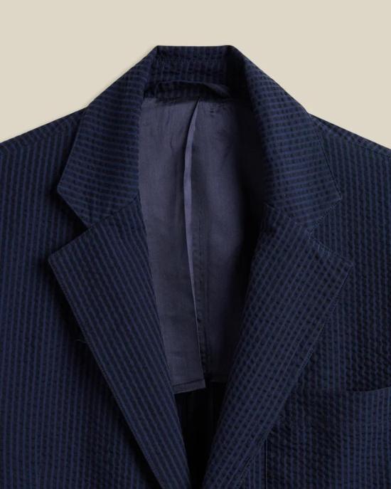  포르투기스플란넬 수트 자켓 포르투갈 플란넬 아틀란티코 블레이저 네이비 - PORTUGUESE FLANNEL