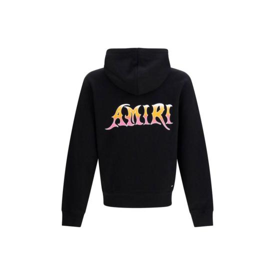 26FW 아미리 후드 티셔츠 마 후드티 블랙 - AMIRI