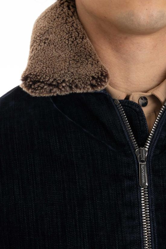  무레르 자켓 HENDRIC 41 DARK BLU Black - MOORER