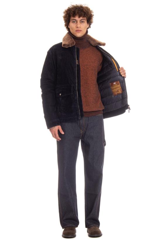  무레르 자켓 HENDRIC 41 DARK BLU Black - MOORER