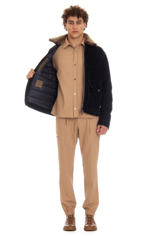  무레르 자켓 HENDRIC 41 DARK BLU Black - MOORER