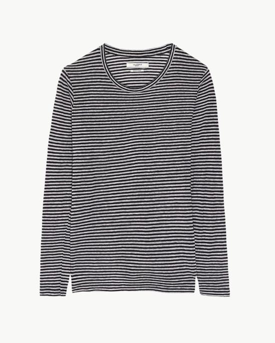  이자벨마랑 긴팔 티셔츠 Isabel Marant Kaaron 티셔츠 블랙/화이트