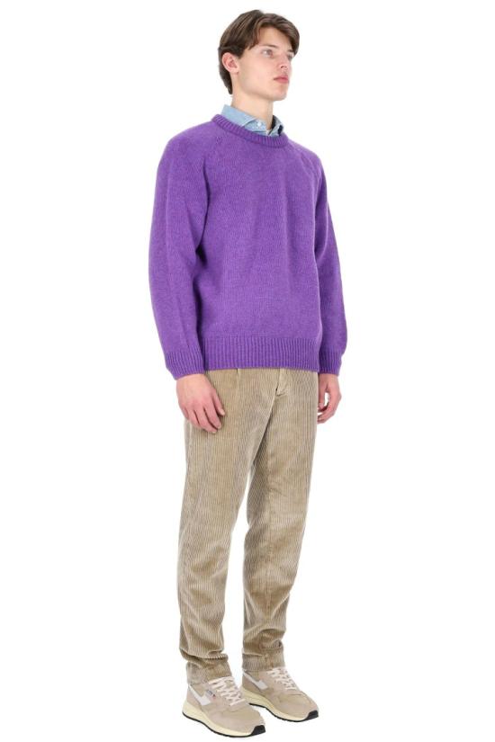 25FW 하울린 니트웨어 BOXY SPACE KNIT 2VIOLET DREAMS Purple - HOWLIN