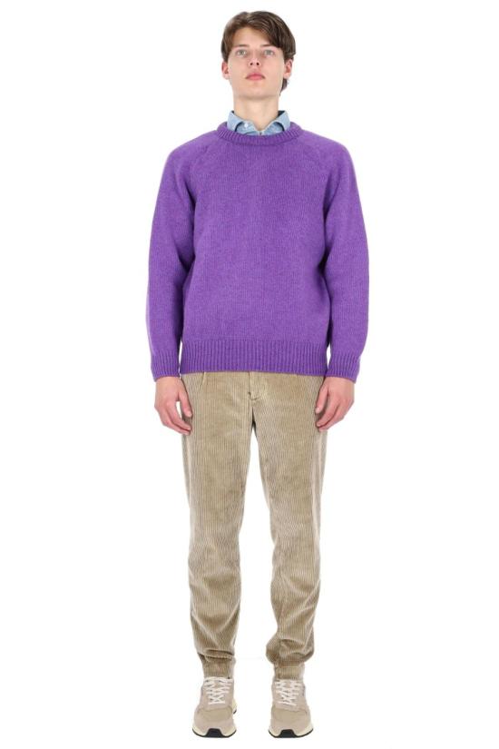 25FW 하울린 니트웨어 BOXY SPACE KNIT 2VIOLET DREAMS Purple - HOWLIN