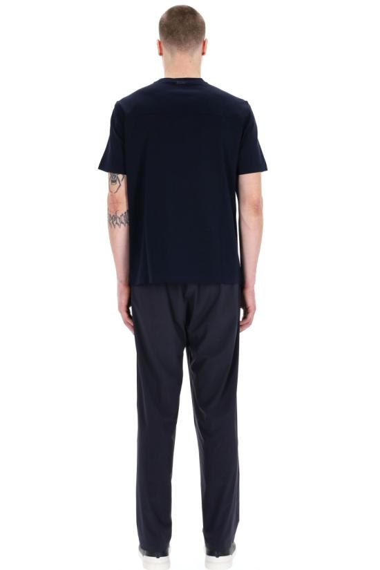 25SS 에르노 반팔 티셔츠 JG000237U 29200 Black - HERNO