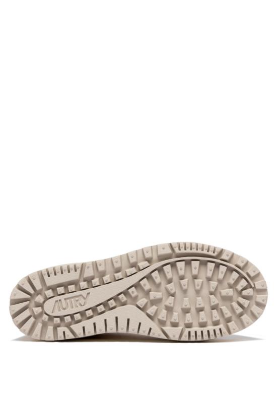 25SS 오트리 WILDPACE 로우 스니커즈 코듀라 앤 가죽 LDLW AK03WHIS SAND Neutrals - AUTRY