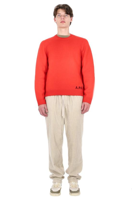 25FW 아페쎄 니트웨어 WVBDK H23059 2GAA ROUGE Red - A.P.C.