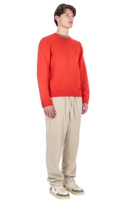 25FW 아페쎄 니트웨어 WVBDK H23059 2GAA ROUGE Red - A.P.C.