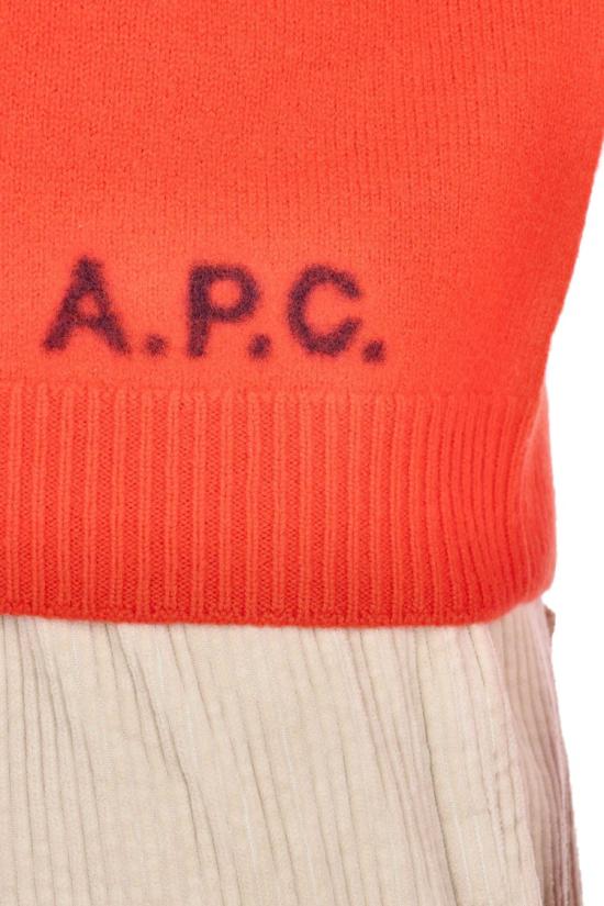 25FW 아페쎄 니트웨어 WVBDK H23059 2GAA ROUGE Red - A.P.C.