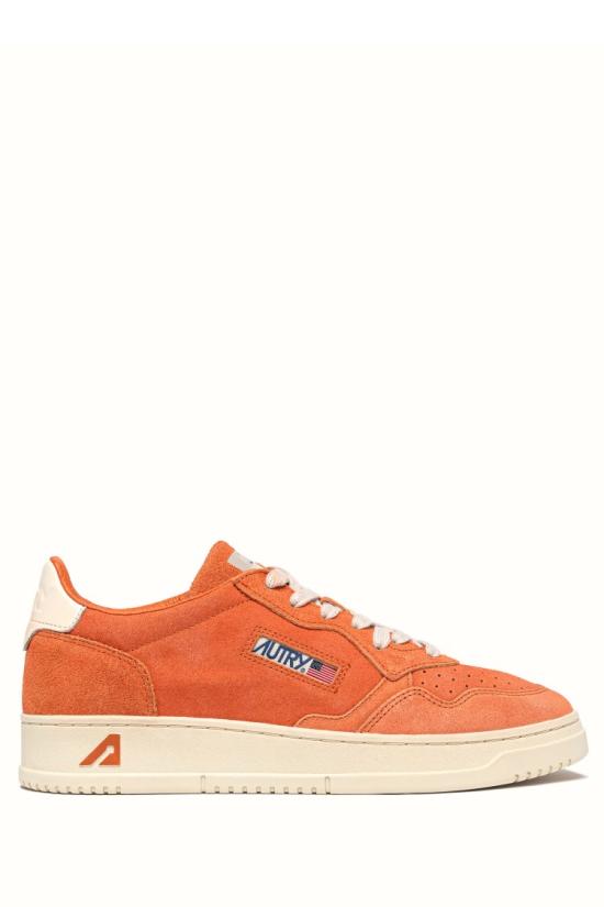 25FW 오트리 메달리스트 로우 스니커즈 AULM UH05FANTA WHT Orange