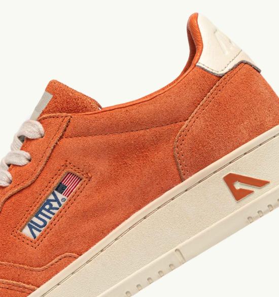 25FW 오트리 메달리스트 로우 스니커즈 AULM UH05FANTA WHT Orange - AUTRY